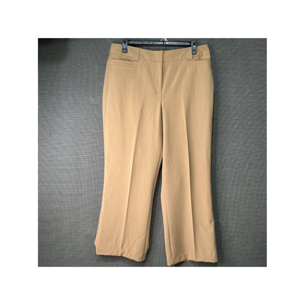 Cato Women's Plus Size 18W Beige Trousers With Stretch Fabric